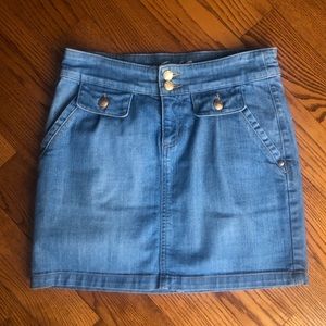 Y2K JUICY COUTURE DENIM SKIRT JEAN MINI SKIRT